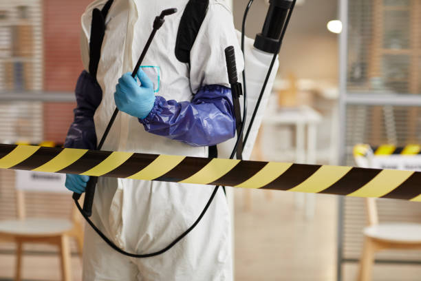 Professional Biohazard Cleanup technician working in Humptulips, WA